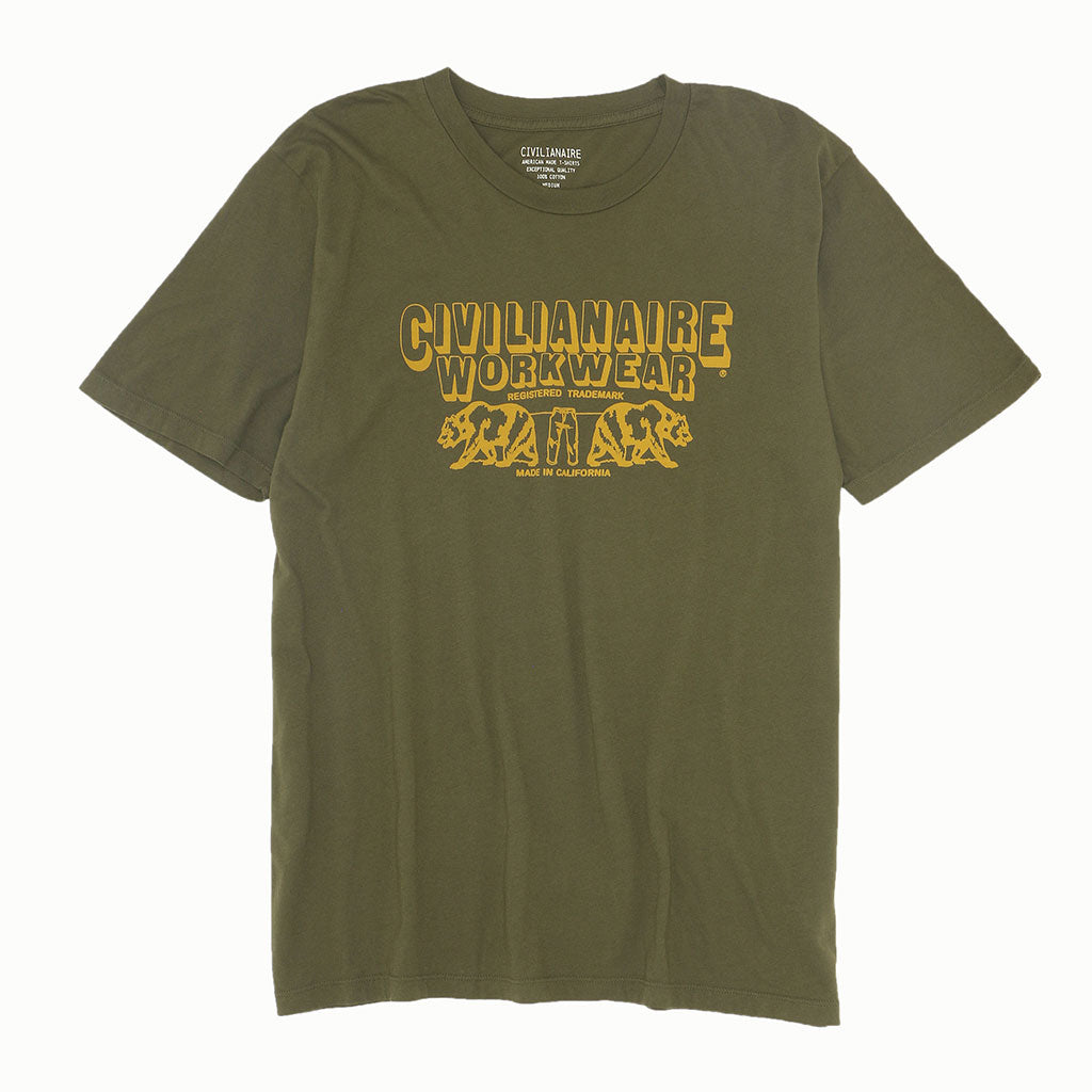 "Workwear Bears" Short Sleeve Men's Crew Neck Tee - Elmwood