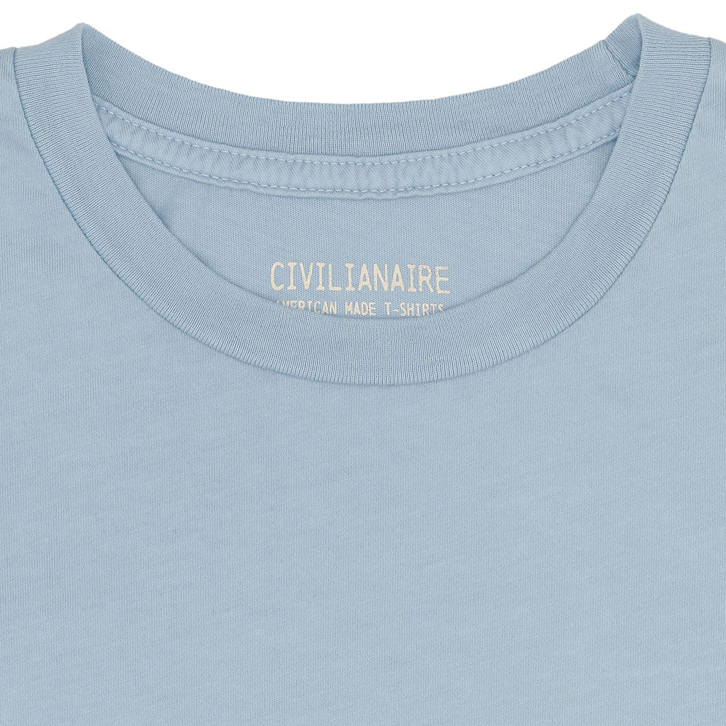 Women's Crew Neck Short Sleeve Tee - Bright Blue
