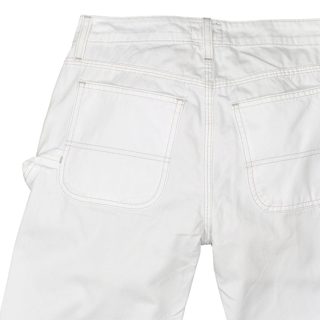 Women's Twill Carpenter Pant  - White