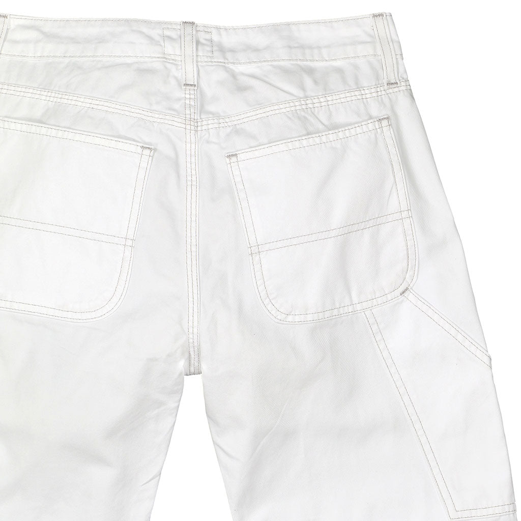 Women's Twill Carpenter Pant  - White