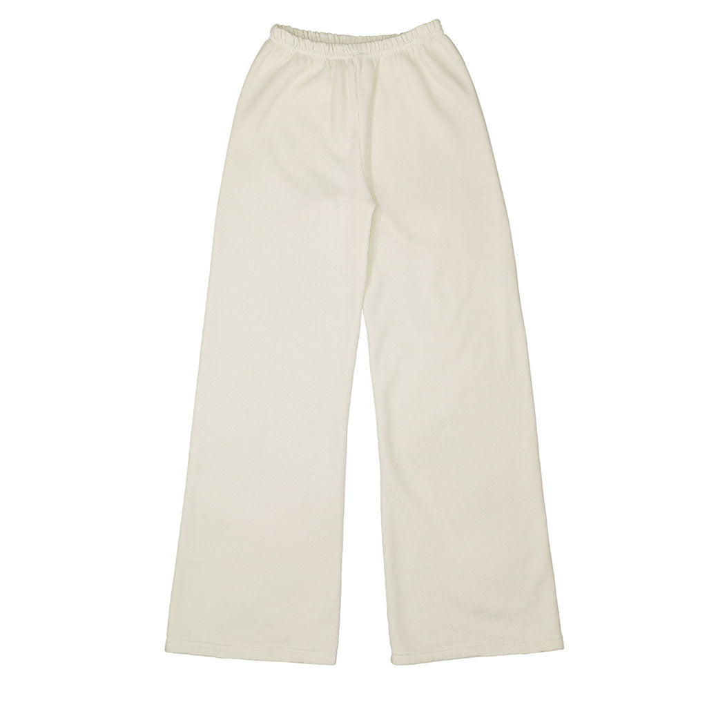 "SIENA Bell Bottom" 29" Inseam Triblend Sweatpants - Winter White