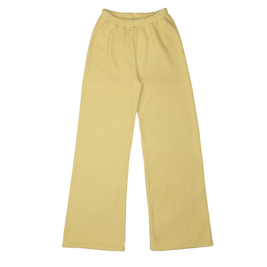 "SIENA Bell Bottom" 29" Inseam Triblend Sweatpants - Dijon