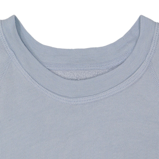 Short Sleeve Raglan Triblend Crewneck - Cool Blue