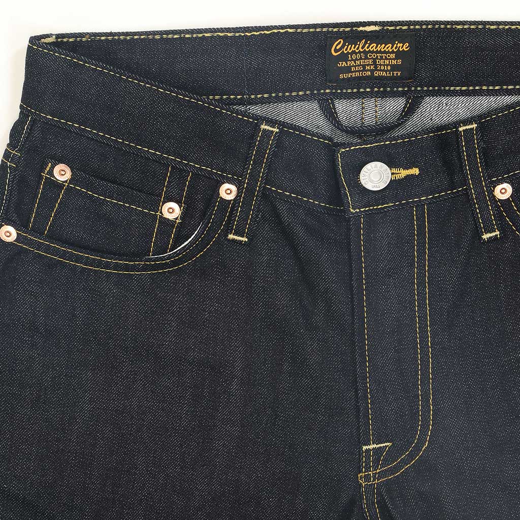 12.5 oz. Italian Denim Flaco (Skinny) Jean - Rigid Indigo