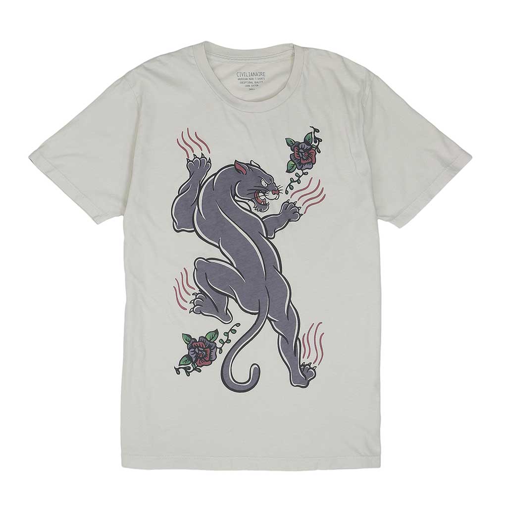 "PANTHER" Tee - Ash # 1028