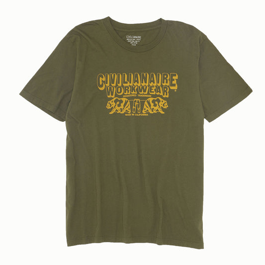 "Workwear Bears" Short Sleeve Men's Crew Neck Tee - Elmwood