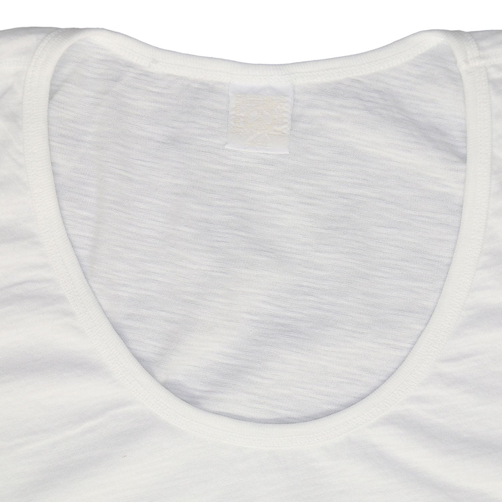 Peace Store Cotton Tank Top  - White