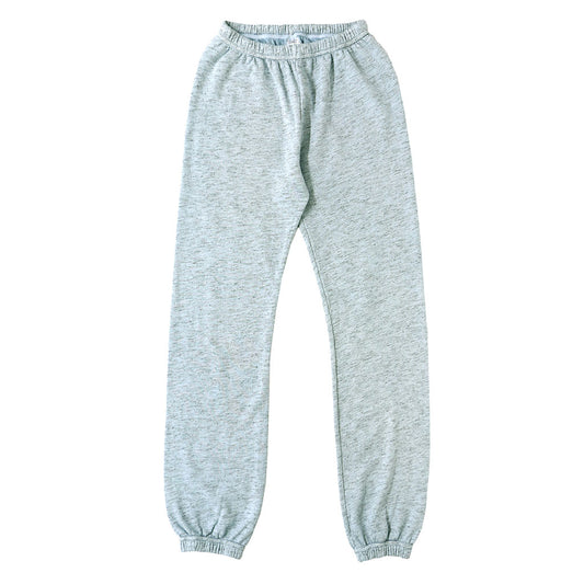 "Peace Store" Streaky French Terry Sweatpants - Skyra Blue