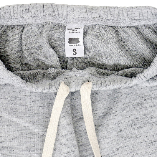 "Peace Store" Streaky French Terry Sweatpants - Frost