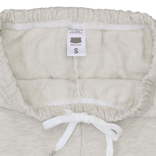 "SIENA" 26" Inseam French Terry Sweatpants - Oatmeal