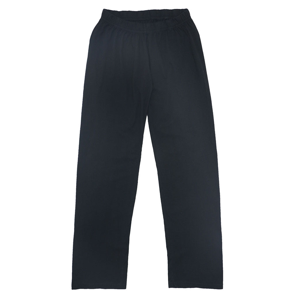 "Peace Store" Women's Jersey Sweatpants - Black #0001