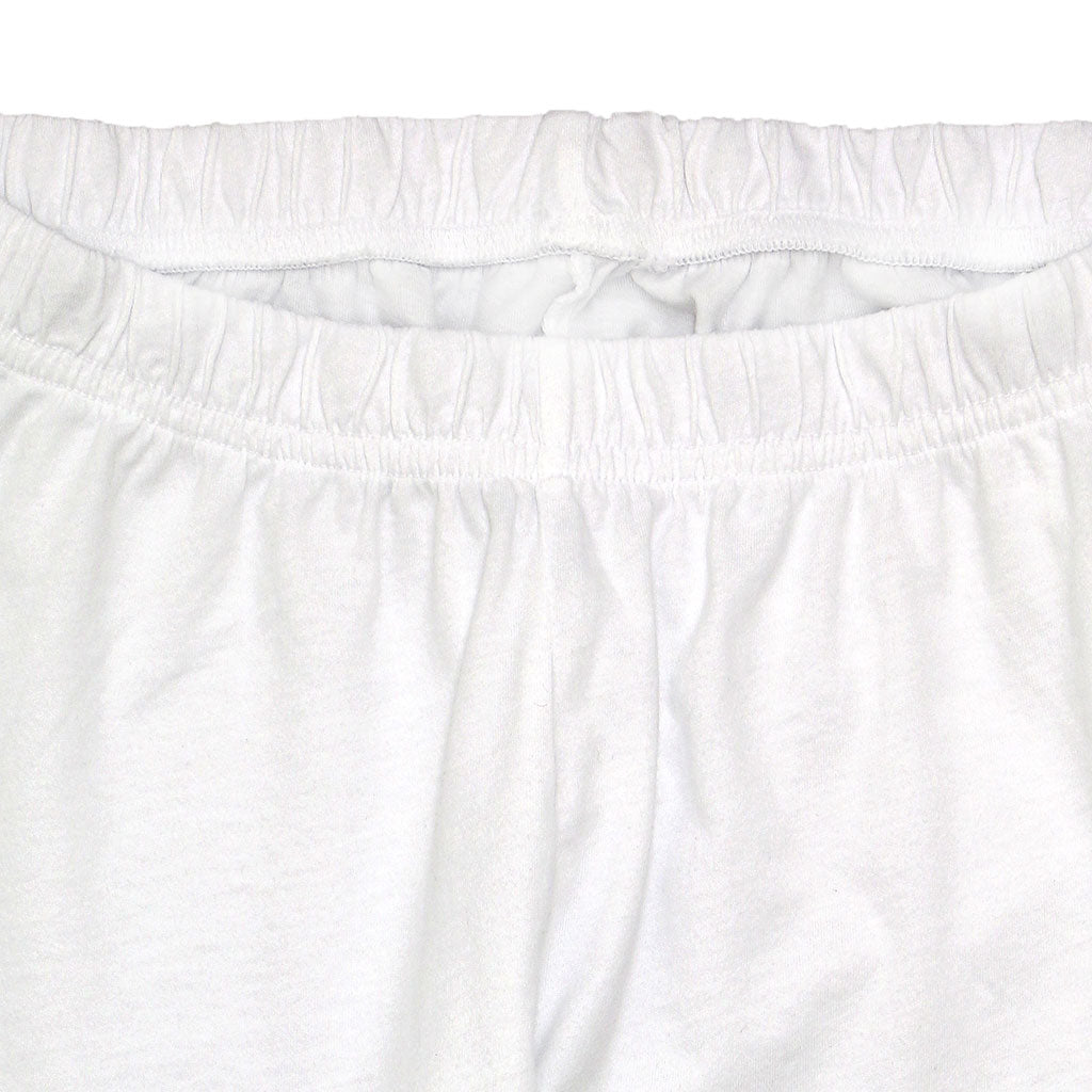 "Peace Store" Women's Jersey Sweatpants - White #1180