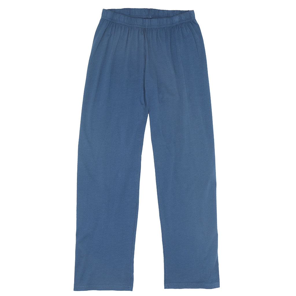 "Peace Store" Women's Jersey Sweatpants - India Blue #4416